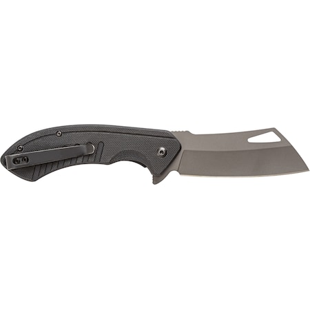 Smiths 2023 Smith'S Rally Titanium Finished Cleaver Blade - G10 Black SMI-51138